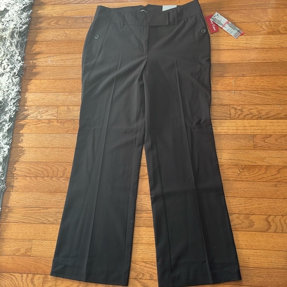 NWT Women’s Size 12 Black Dress Slacks\Pants.  Rafaella brand.